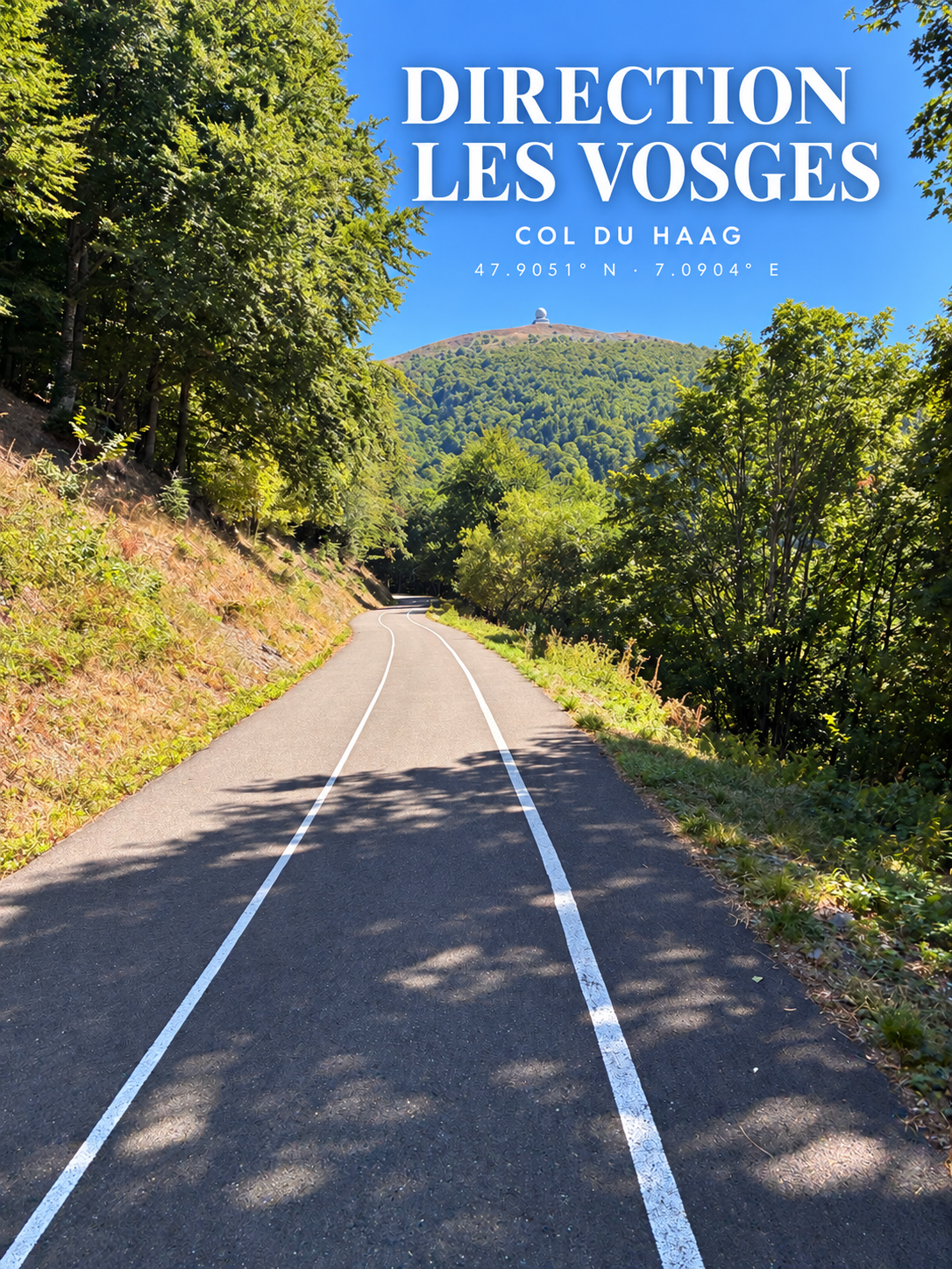 Direction les Vosges : à vélo vers le col du Haag